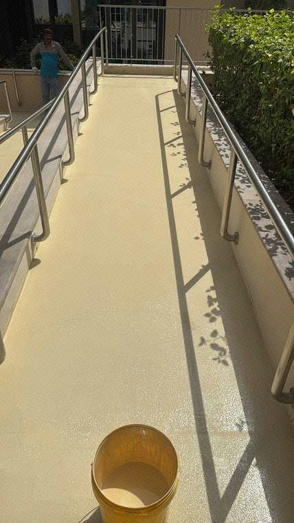 Final Epoxy Top Coat Application, Location 3
