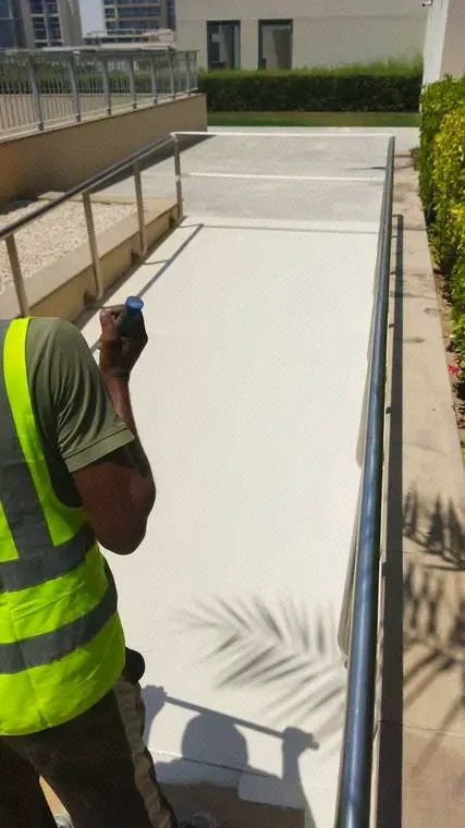 Final Epoxy Top Coat Application, Location 2
